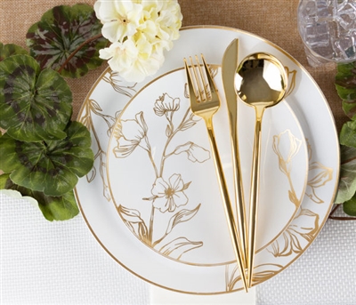 elegant disposable dinnerware for wedding 